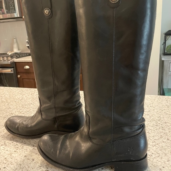 Frye Melissa Button Boots Black 8.5W - Picture 3 of 8